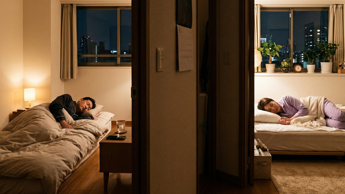 Meğer mutluluğun sırrı uzaktaymış: Japon çiftler işte bu yüzden ayrı yatıyor