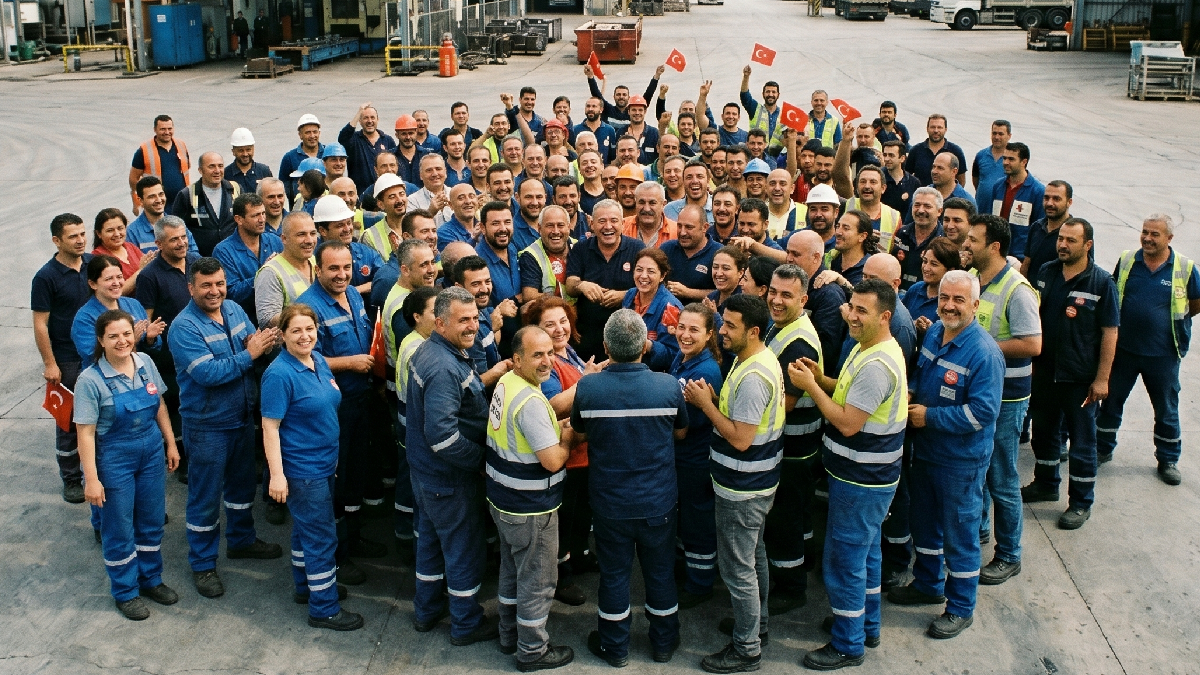 Maaşları 110 bin liraya yükseldi, işçiler havalara uçtu