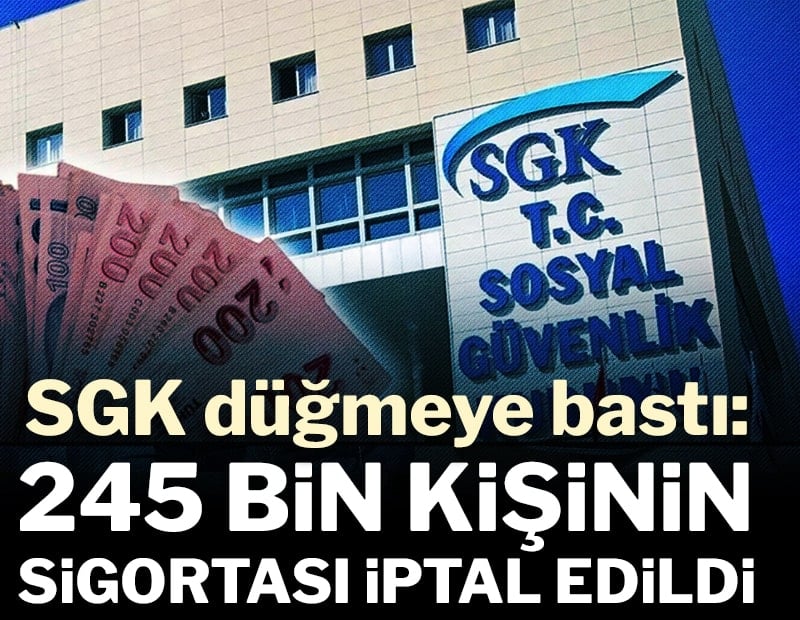 SGK düğmeye bastı: Yüz binlerce kişinin emekliliği iptal edildi
