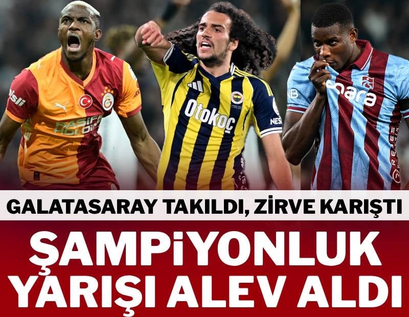 Şampiyonluk yarışı karıştı! Ligde son 5 haftanın fikstürü