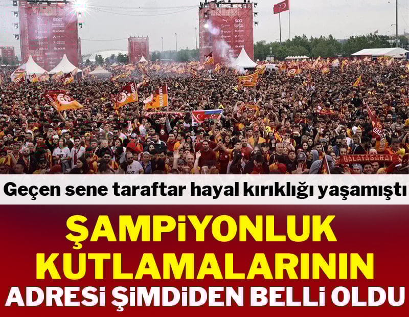 Galatasaray'ın şampiyonluk kutlaması planları belli oldu!