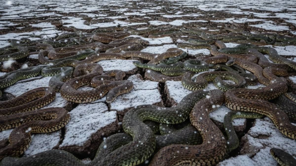 Uçan yılan bulundu