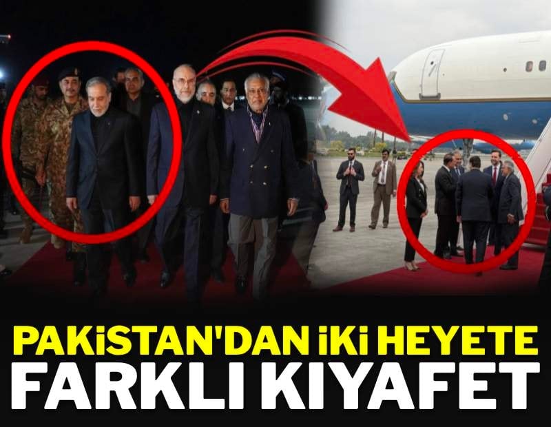 Pakistan'dan iki heyete farklı kıyafet