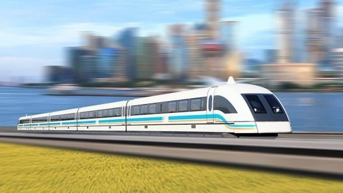 460 km hızla raylara temas etmeden havada süzülüyor: 45 dakikalık yol 7 dakikaya düştü