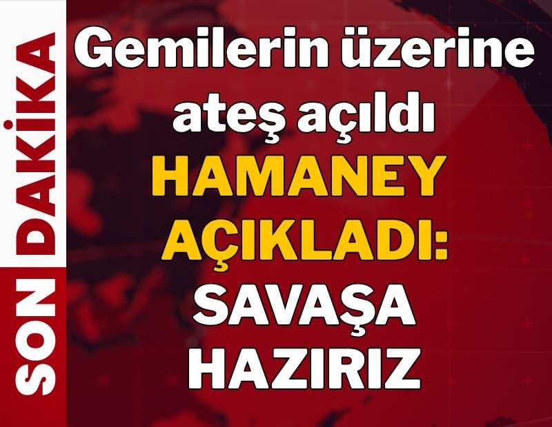 Hamaney açıkladı: 'Savaşa hazırız'