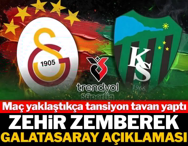 Kocaelispor'dan zehir zemberek Galatasaray açıklaması! Sular durulmuyor