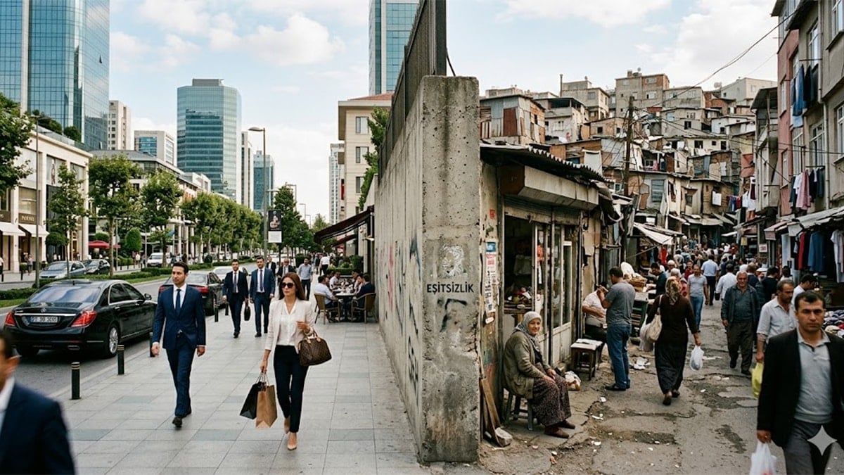 Yukarıda servet, aşağıda borç büyüyor
