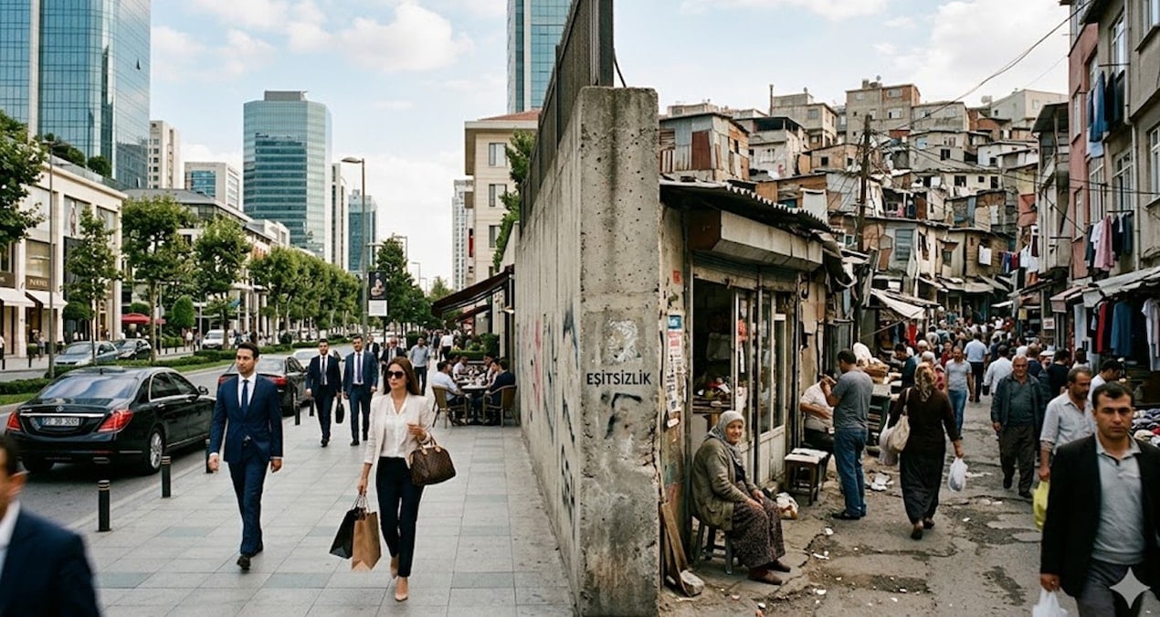 Yukarıda servet, aşağıda borç büyüyor