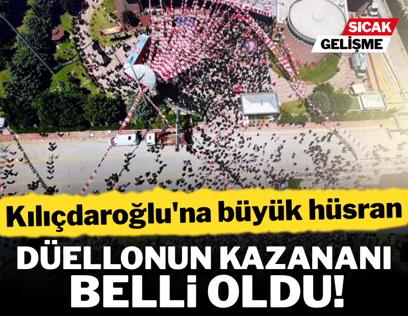Kılıçdaroğlu'na büyük hüsran! Düellonun kazananı belli oldu