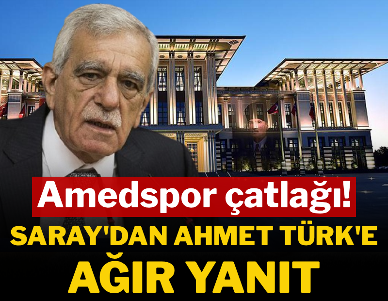 Amedspor çatlağı! Saray'dan Ahmet Türk'e ağır yanıt