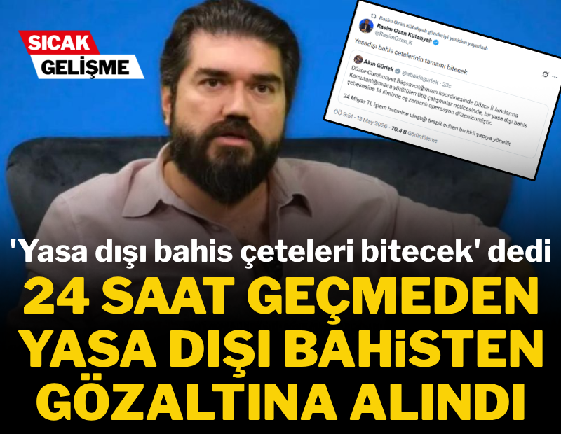 Rasim Ozan Kütahyalı gözaltına alındı