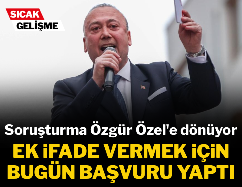 Özkan Yalım, Özgür Özel'le ilgili yeni ifade verecek