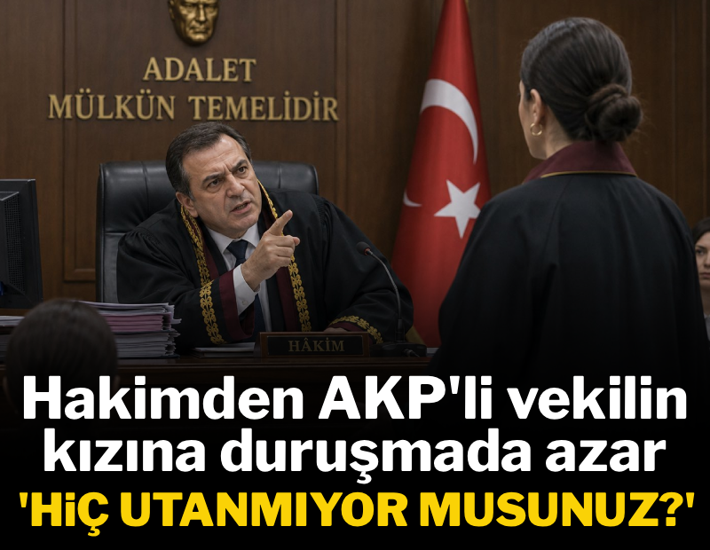Hakimden AKP'li vekilin kızına duruşmada azar: "Hiç utanmıyor musunuz?"