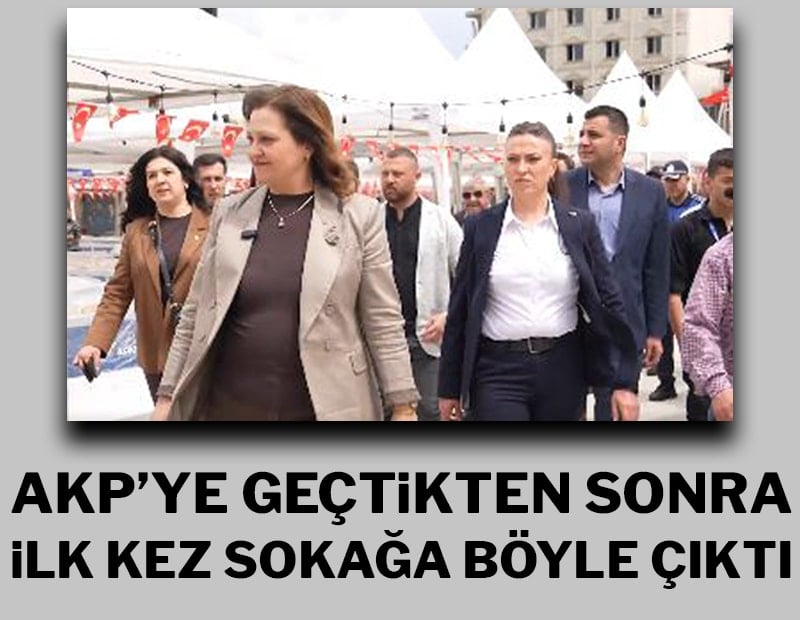 CHP 'sokağa çıkamaz' demişti... Burcu Köksal koruma ile çıktı