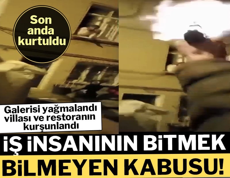 İş insanının bitmek bilmeyen kabusu: Kayınvalidesinin evi böyle kurşunlandı: Son anda kurtuldu