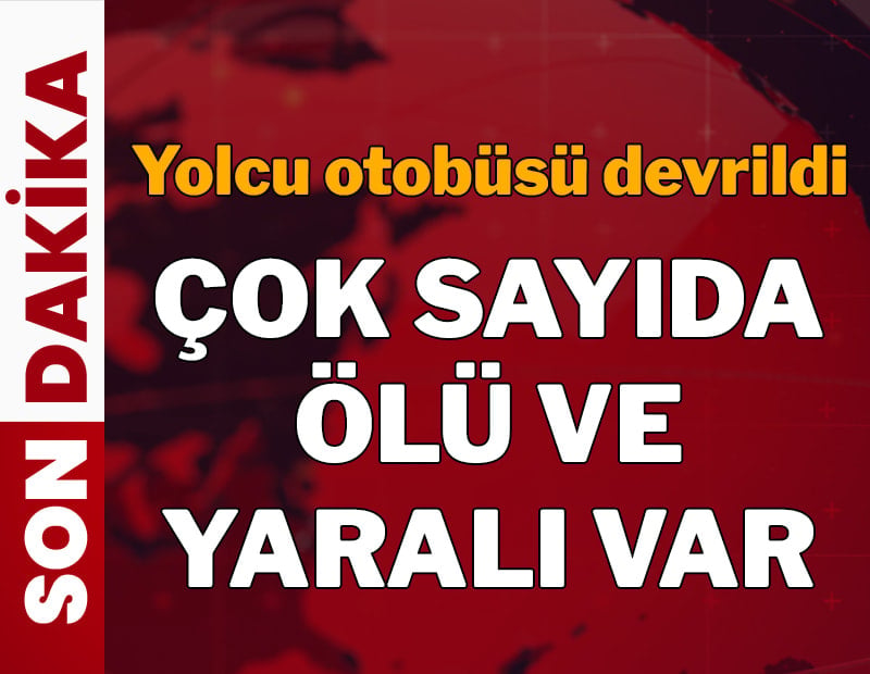 Malatya'da yolcu otobüsü devrildi! Ölü ve çok sayıda yaralı var