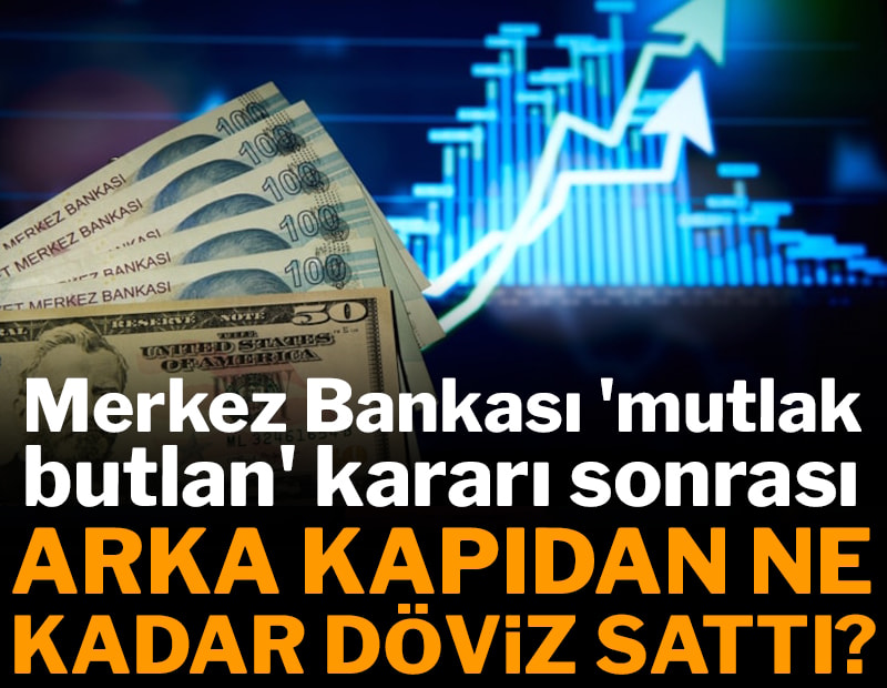 Merkez Bankası 'mutlak butlan' kararı sonrası ne kadar döviz sattı?