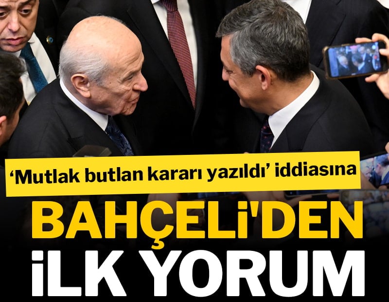 Bahçeli'den 'CHP'ye mutlak butlan' sorusuna yanıt
