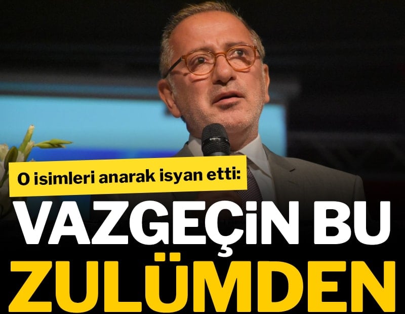 Fatih Altaylı o isimleri anarak isyan etti: 'Vazgeçin bu zulümden'