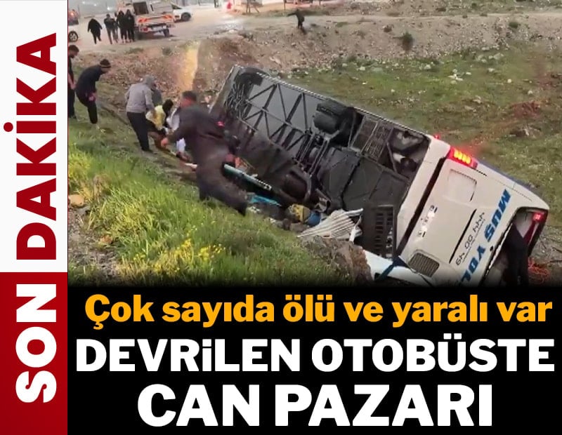Malatya'da yolcu otobüsü devrildi! Ölü ve çok sayıda yaralı var