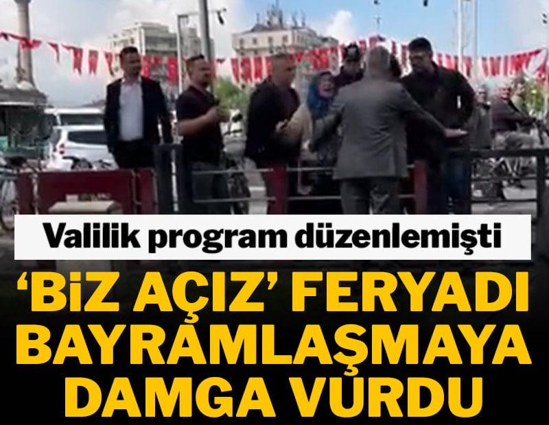 'Biz açız' feryadı bayramlaşmaya damga vurdu