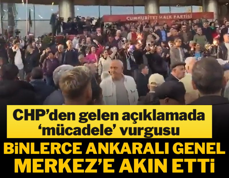 Özgür Özel ilk açıklamasında 'Mücadele' dedi