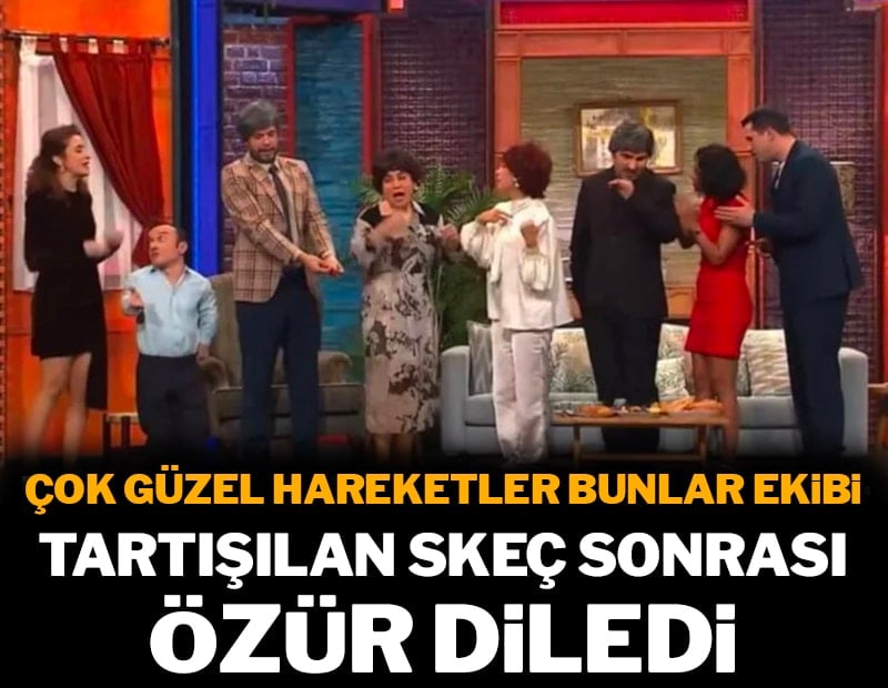 Çok Güzel Hareketler Bunlar ekibinden özür paylaşımı