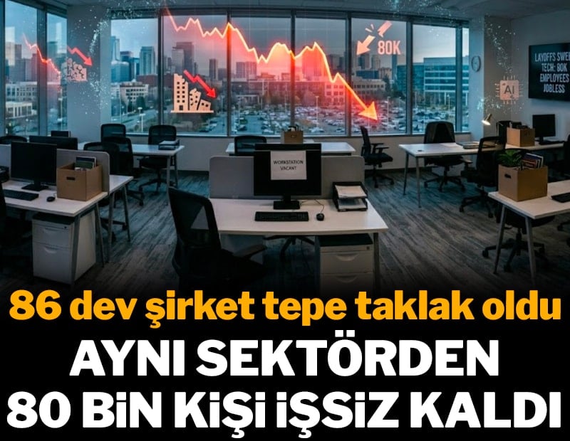 86 dev şirket tepe taklak: 80 bin kişi birden işsiz kaldı