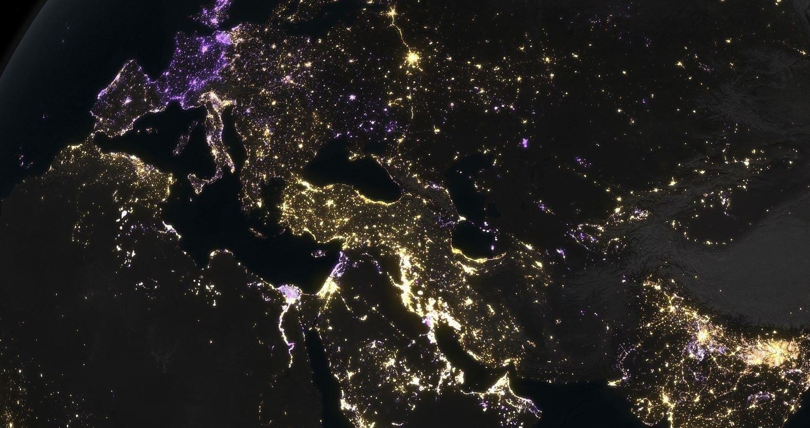 Dünya'nın gece görüntüsünde çarpıcı bir değişim yaşandı