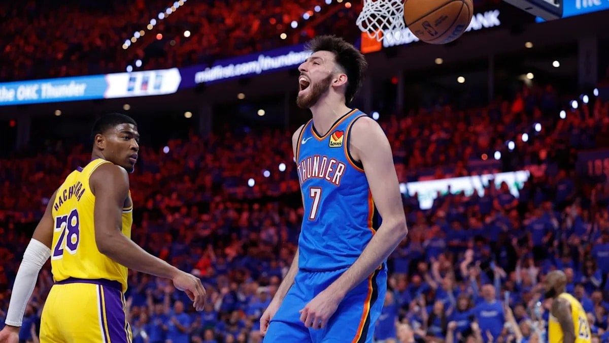 Thunder, Lakers'ı yenerek seriyi 2-0 yaptı