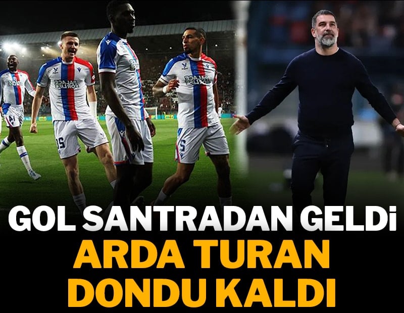 Gol santradan geldi, Arda Turan dondu kaldı