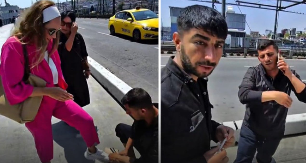 Galata'da rezillik karakolda bitti: Turist kadınlar neye uğradığını şaşırdı