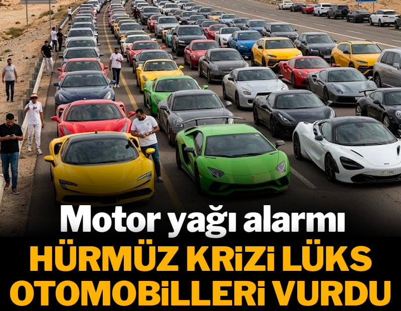 Yeni kıtlık başladı: Süper lüks araçlar ortada kaldı