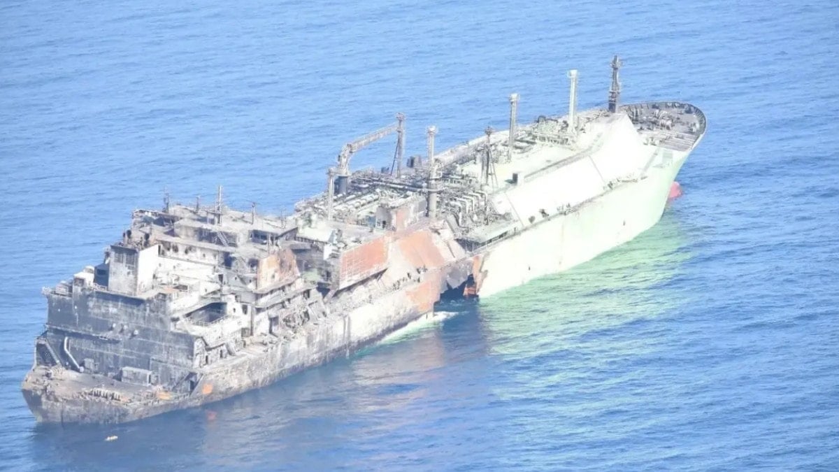 61 gündür denizde sürükleniyor! 60 bin ton gaz yüklü gemi kontrolden çıktı