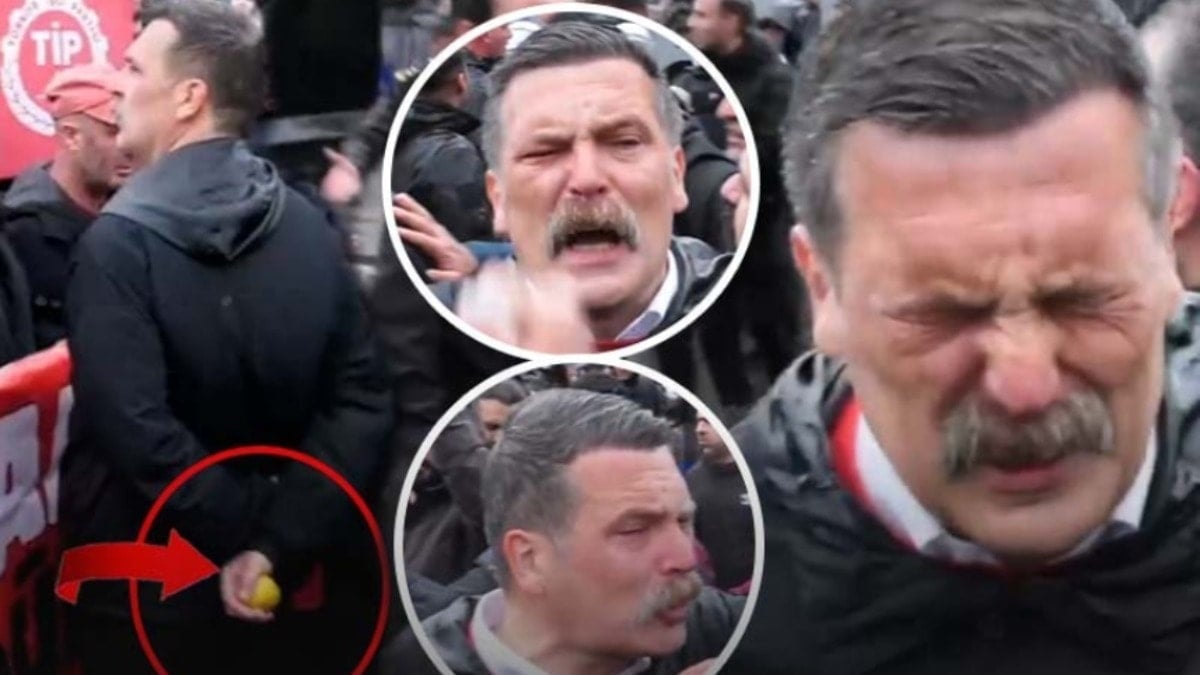 İşçi Partisi Genel Başkanı'na İşçi Bayramı'nda biber gazı