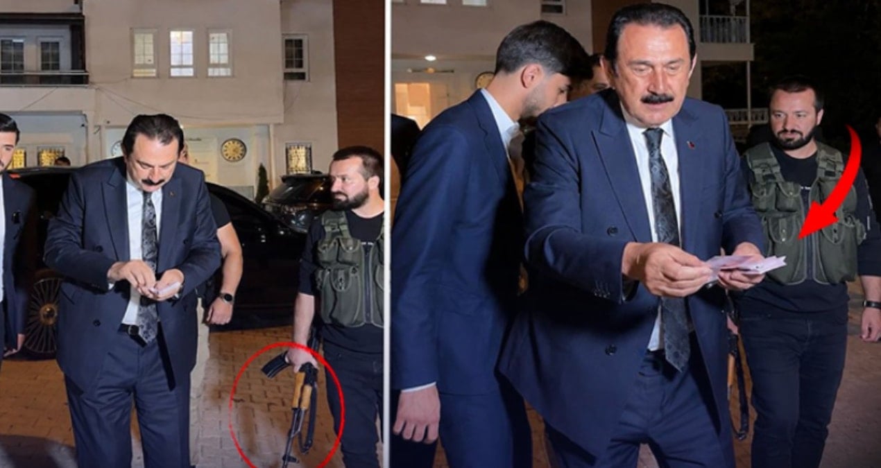 Aşiret liderine uzun namlulu koruma kalkanı: Deste deste para dağıttı