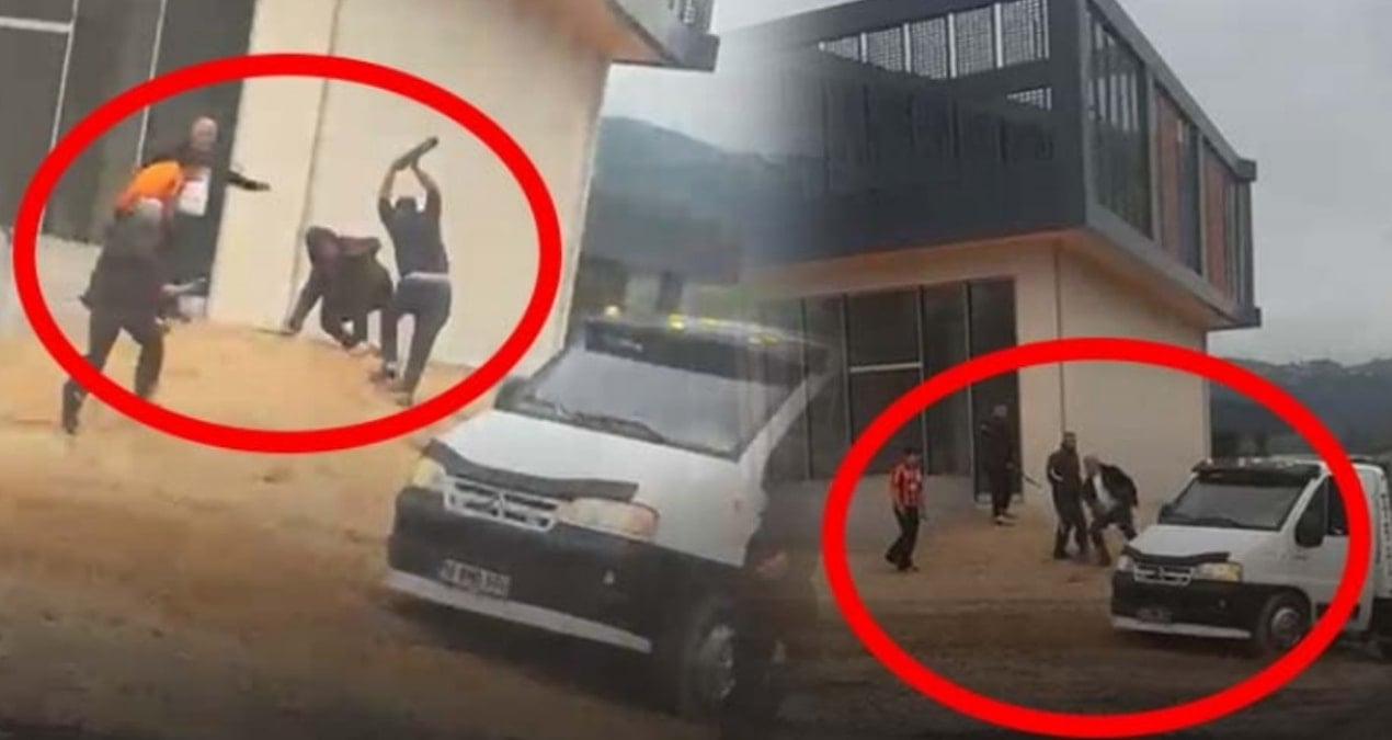 Çekici dehşeti! Önce araçla ezmeye çalıştı sonra sopayla saldırdı