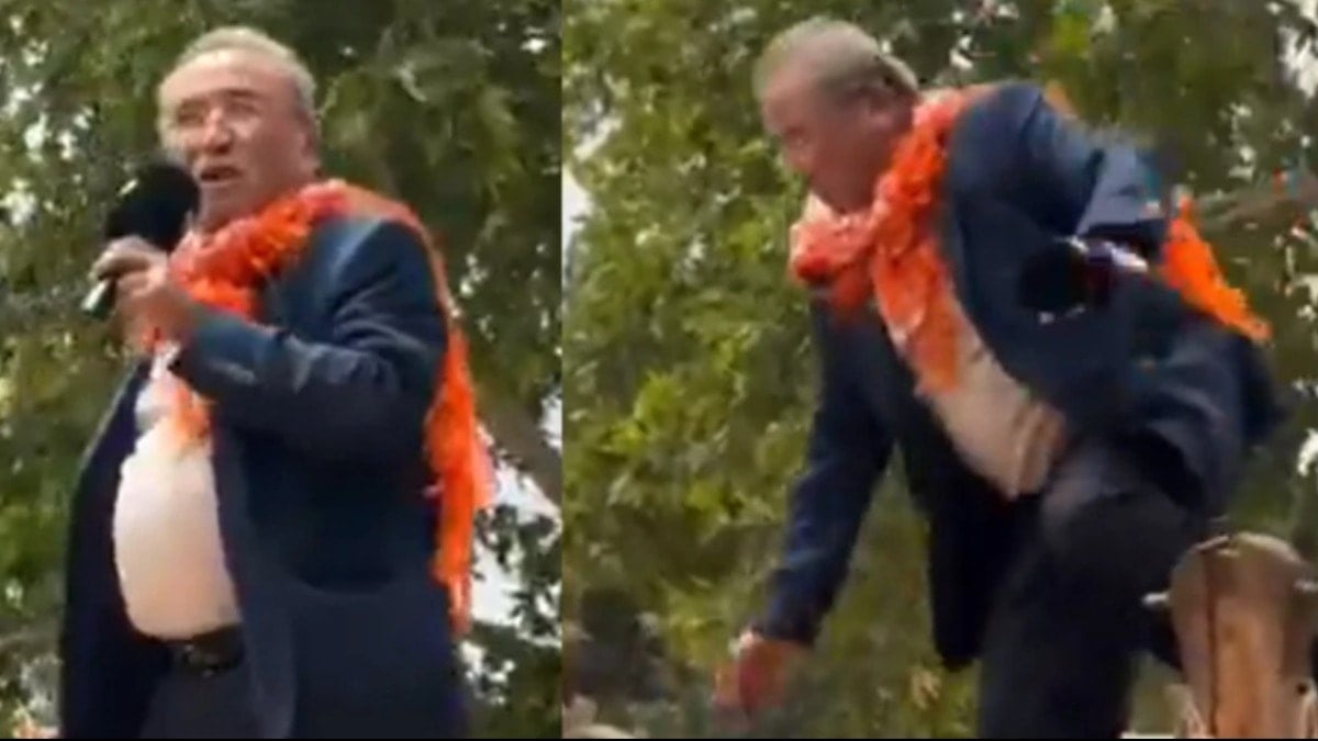Eski Belediye Başkanı deveden düştü