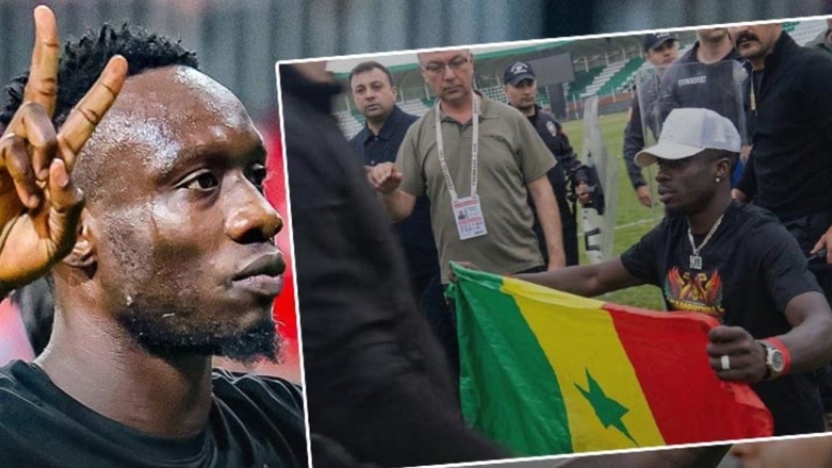 Amedsporlu Diagne'nin balkonuna astığı bayrak kriz yarattı: Evine polis gitti