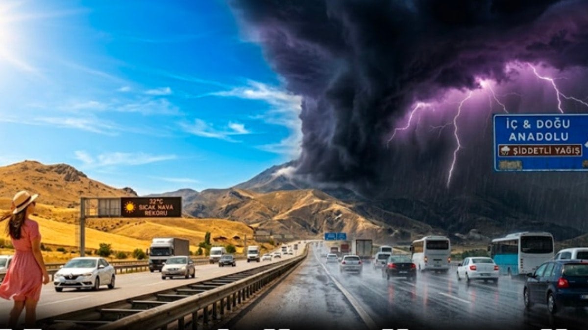 Meteoroloji tarih verdi Türkiye'nin havası ikiye bölünecek