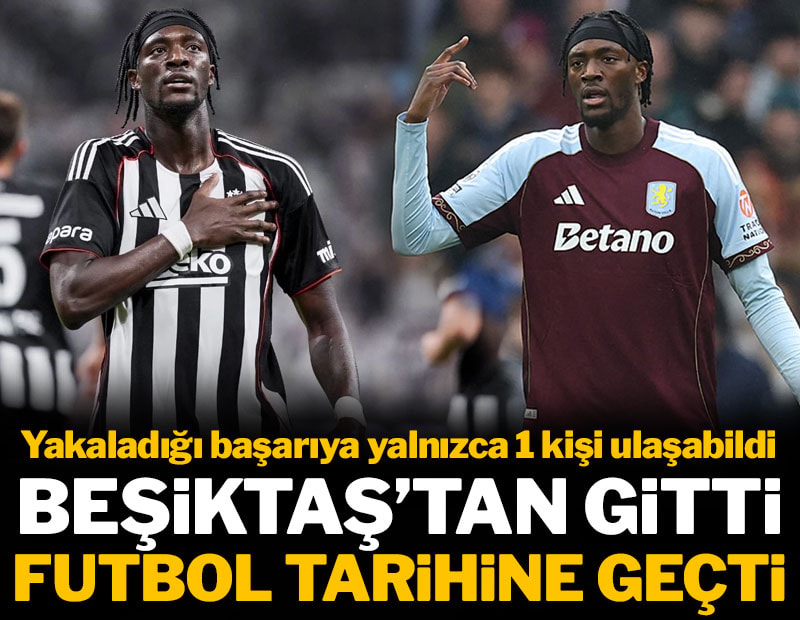 Beşiktaş'tan sezon ortasında gitti futbol tarihine geçti