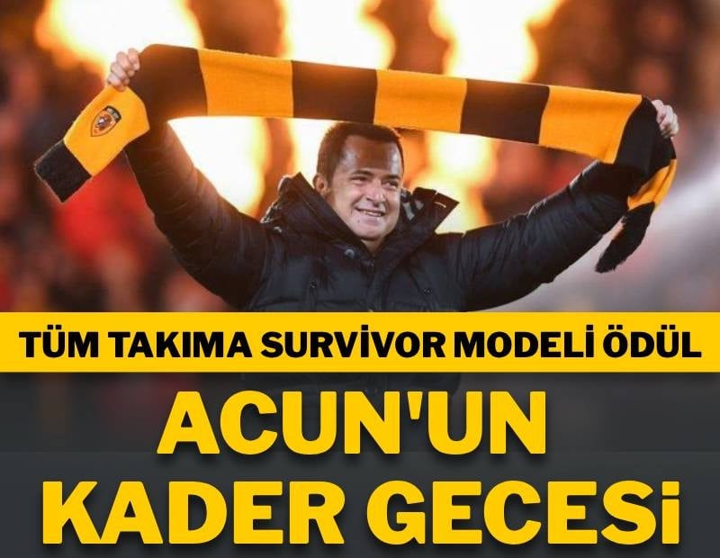 Acun Ilıcalı’nın kader gecesi! Takıma vereceği ödülü açıkladı