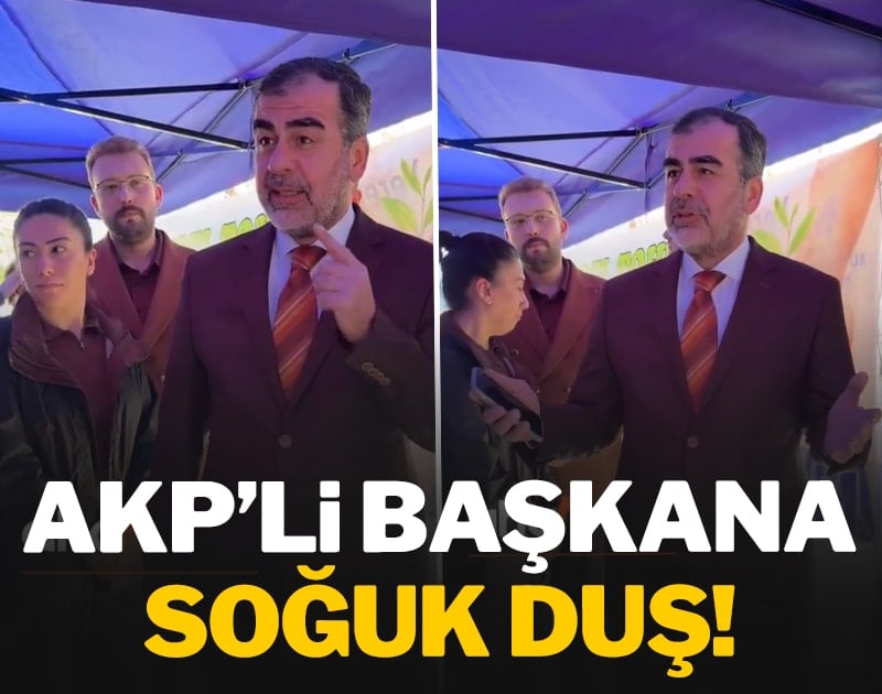 AKP'li başkana soğuk duş