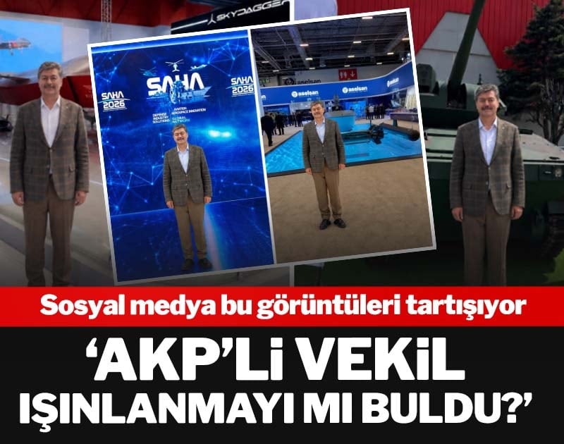 Sosyal medya bu görüntüleri tartışıyor: 'AKP'li vekil ışınlanmayı mı buldu?'