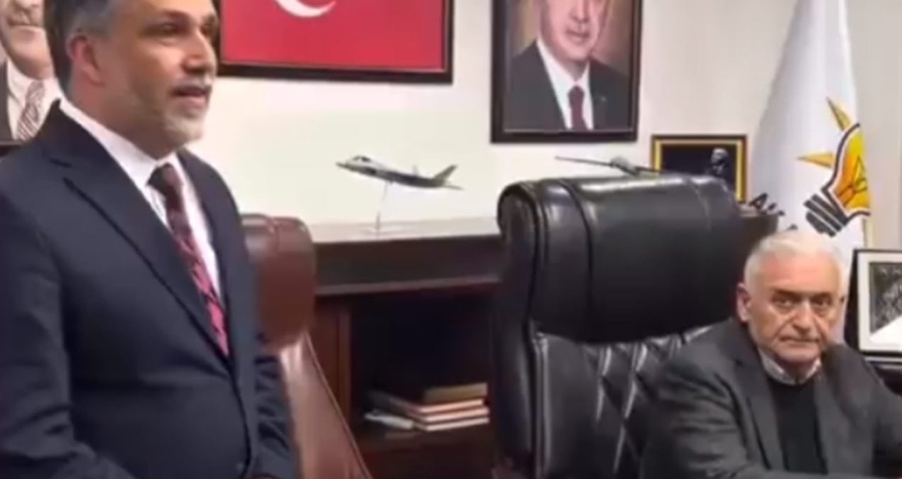 AKP’li başkan Binali Yıldırım’ı öyle bir övdü ki... Bakışları gündem oldu