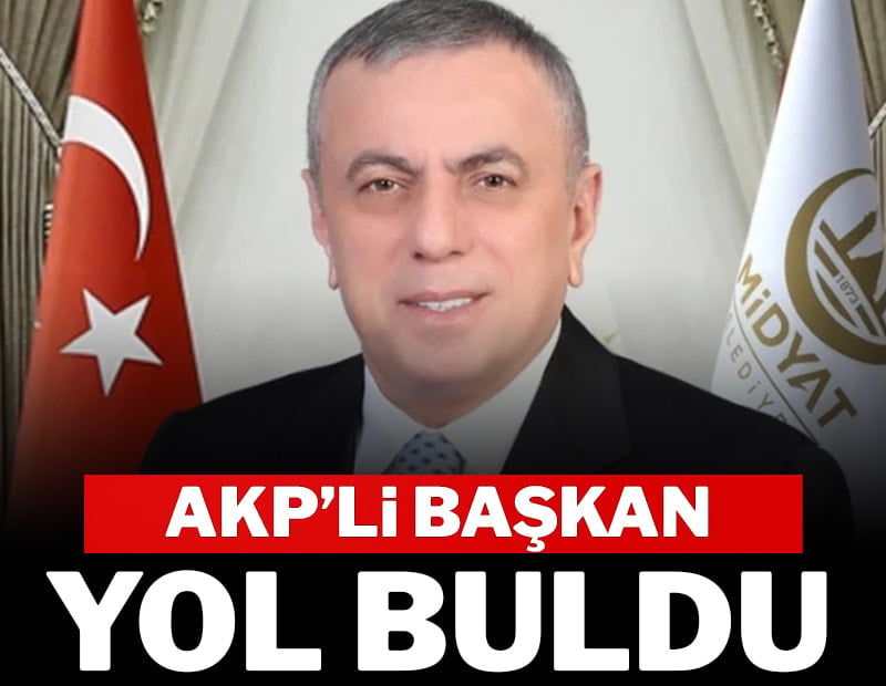 AKP’li başkan yol buldu