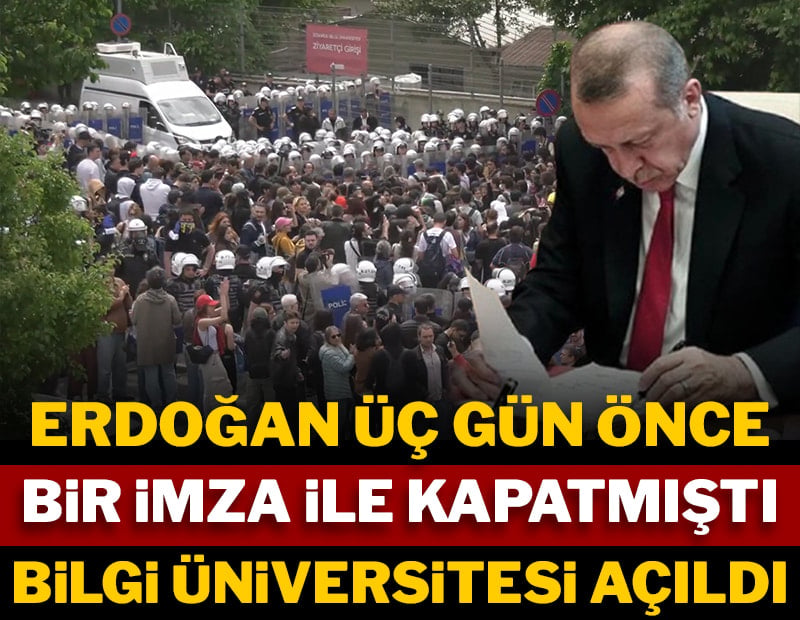 Bilgi Üniversitesi kararında geri adım