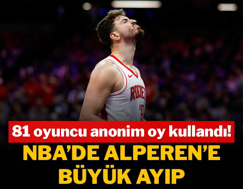 NBA'de Alperen Şengün'e büyük ayıp! 81 oyuncu oy kullandı