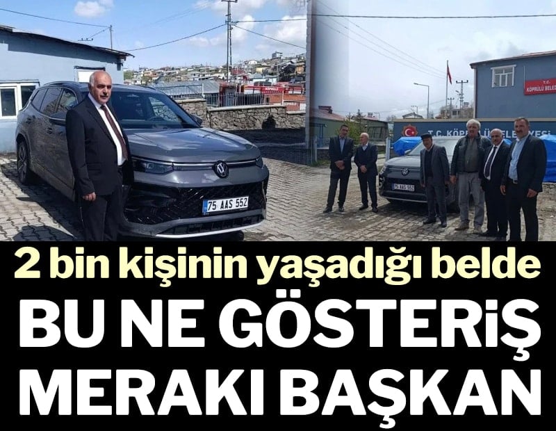2 bin kişinin yaşadığı beldenin başkanına 4 milyonluk makam aracı