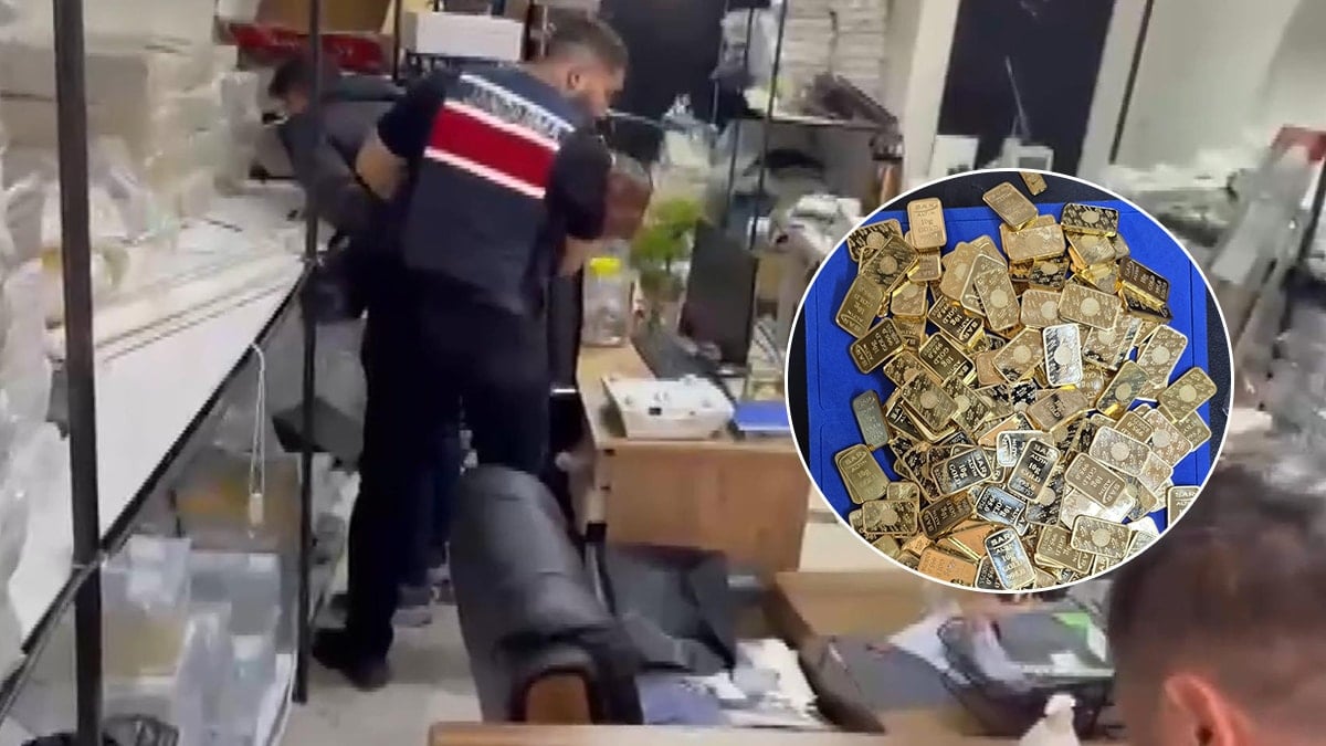 İstanbul'da jandarma baskınında ortaya çıktı: 1, 5 ve 10 gramlık sahte altınlar